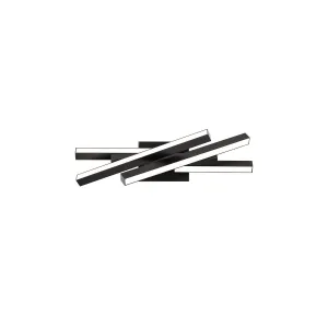 Parallax 20 in. LED Vanity Light 3500K Black finish