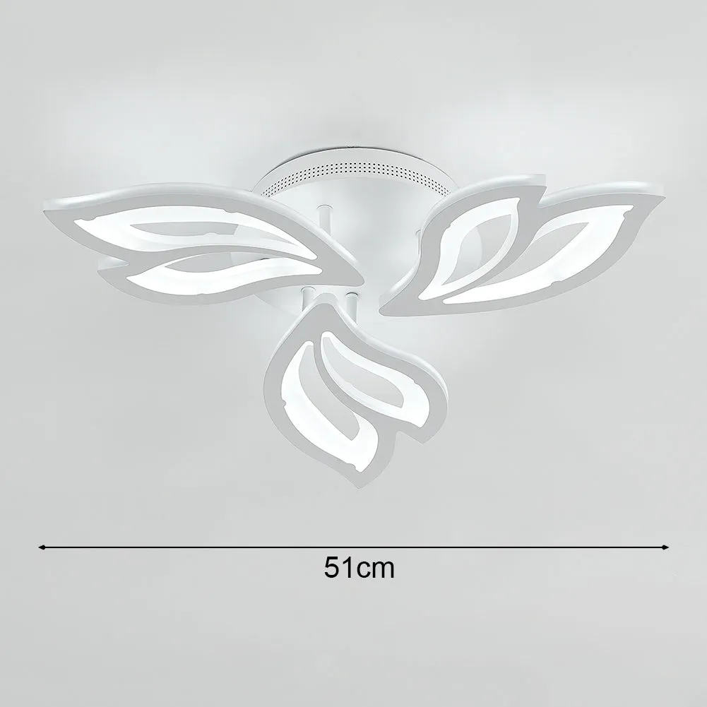 Petal-Shaped LED Dimmable Energy-efficient Semi Flush Ceiling